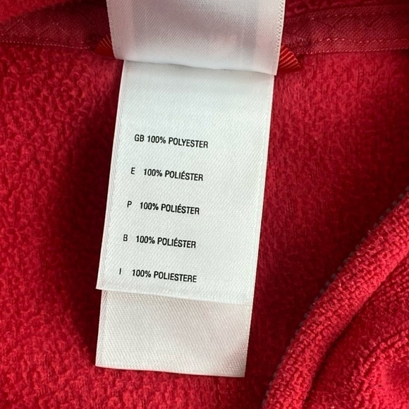 The North Face Women's Red Fleece Hoodie - Picture 6 of 11